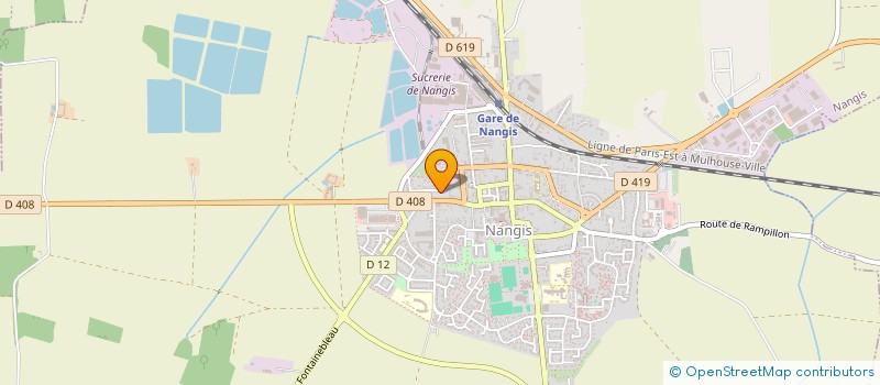 localisation de l'entreprise DM TRANSPORT  NANGIS