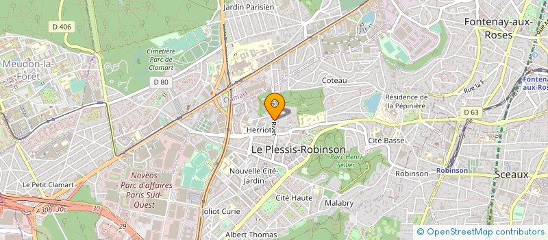localisation de l'entreprise DM TRANSPORTS à LE PLESSIS-ROBINSON