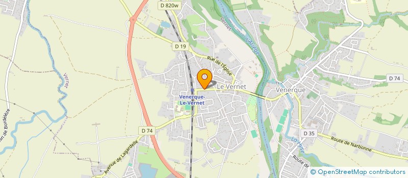 localisation de l'entreprise DM VERNET  VERNET