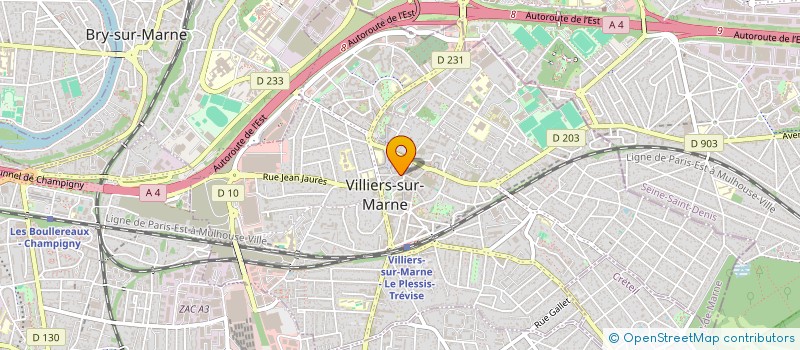 localisation de l'entreprise DM VINS à VILLIERS-SUR-MARNE