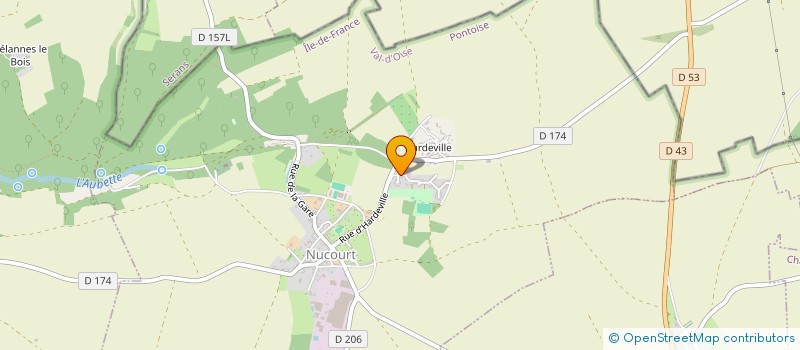 localisation de l'entreprise DM WASH  NUCOURT