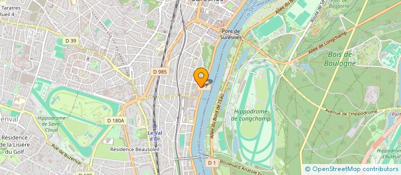 localisation de l'entreprise DM1 LOGISTICS à SURESNES
