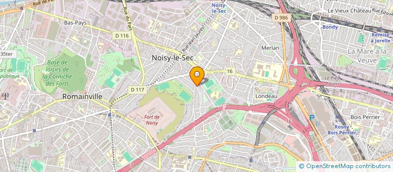 localisation de l'entreprise DM2 SPACE  NOISY-LE-SEC