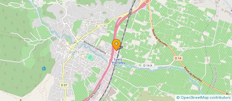 localisation de l'entreprise DM2C à CUERS