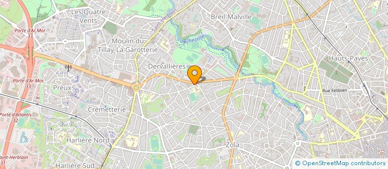 localisation de l'entreprise DM2CO à NANTES