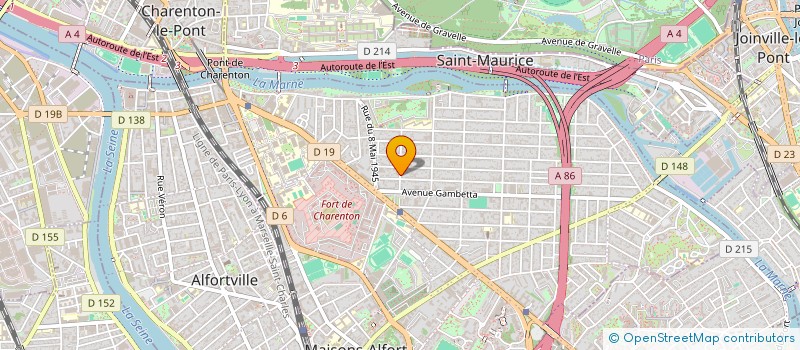 localisation de l'entreprise DM2E à MAISONS-ALFORT