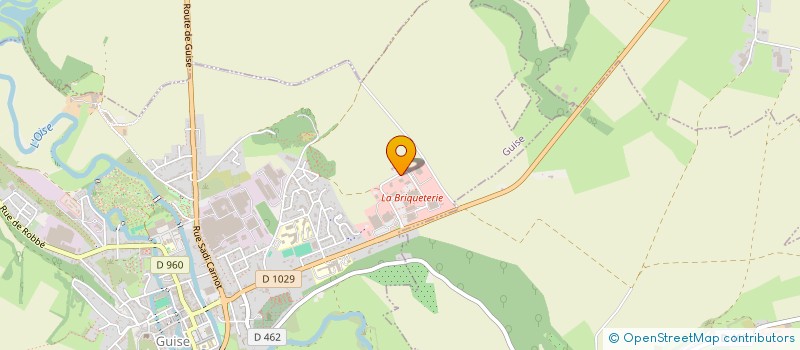 localisation de l'entreprise DM2P DISTRIBUTION NORD-PICARDIE à GUISE