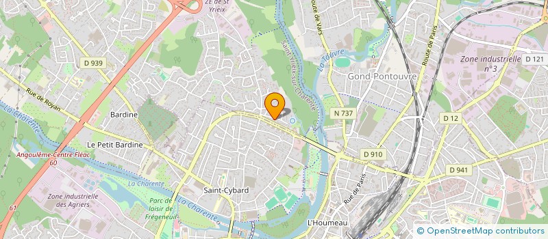 localisation de l'entreprise DM2S à SAINT-YRIEIX-SUR-CHARENTE