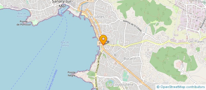 localisation de l'entreprise DM3E à SIX-FOURS-LES-PLAGES