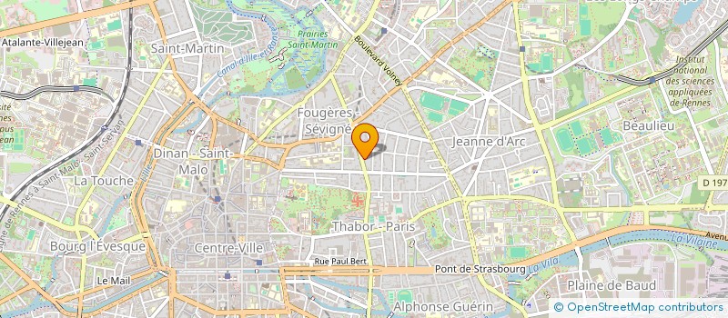 localisation de l'entreprise DM5  RENNES