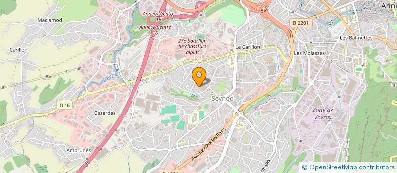 localisation de l'entreprise DM74CARRELAGE à ANNECY