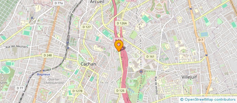 localisation de l'entreprise DMA  CACHAN