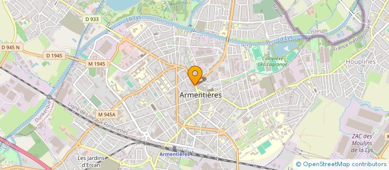 localisation de l'entreprise DMA à ARMENTIERES
