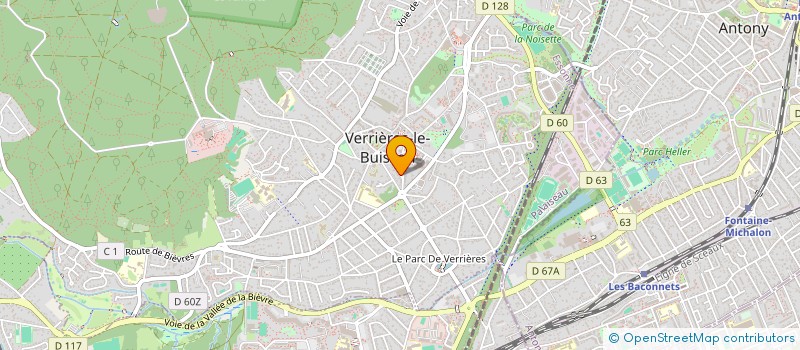 localisation de l'entreprise DMA à VERRIERES-LE-BUISSON