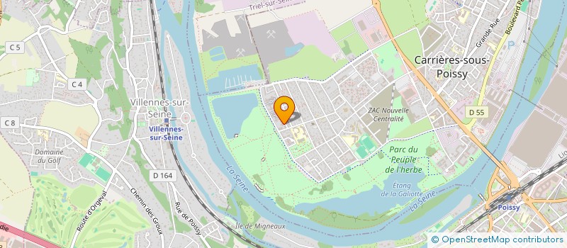 localisation de l'entreprise DMA à CARRIERES-SOUS-POISSY
