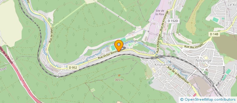 localisation de l'entreprise DMA  KNUTANGE