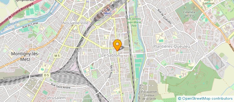 localisation de l'entreprise DMA  METZ