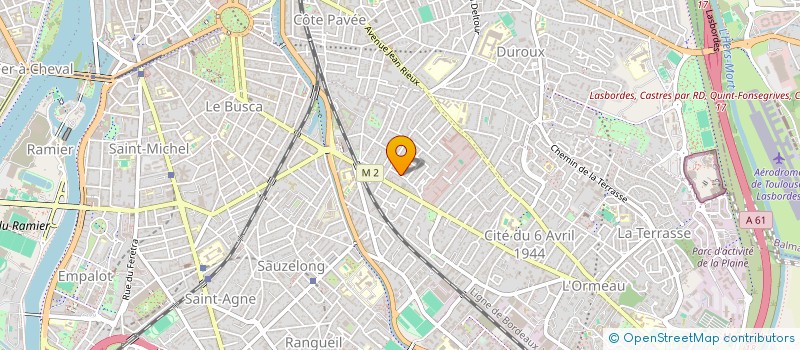 localisation de l'entreprise DMA CREATION à TOULOUSE