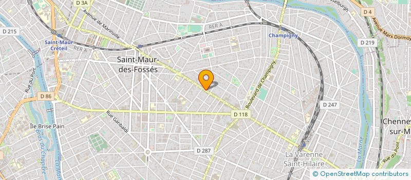localisation de l'entreprise DMA DISTRIBUTION à SAINT-MAUR-DES-FOSSES