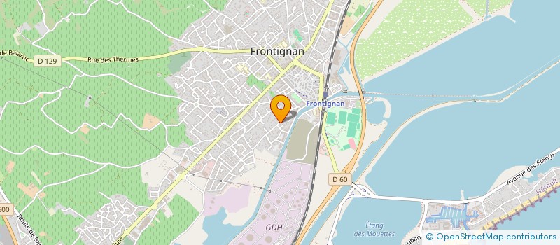 localisation de l'entreprise DMA ENERGIES à FRONTIGNAN