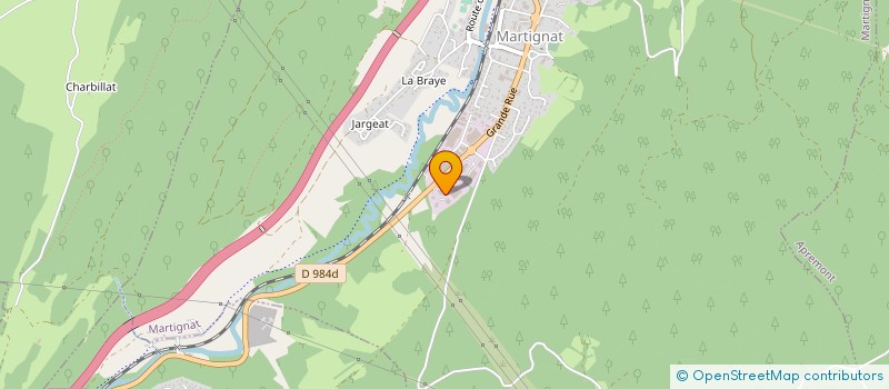 localisation de l'entreprise DMA GROUPE à MARTIGNAT