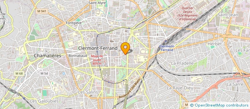 localisation de l'entreprise DMA PROMOTION  CLERMONT-FERRAND