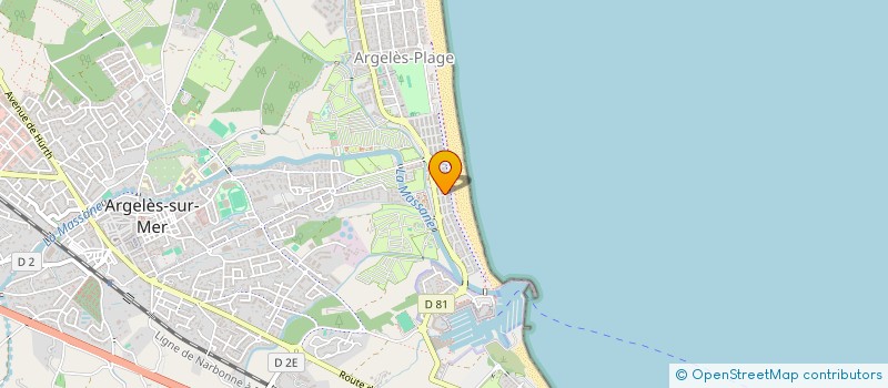 localisation de l'entreprise DMAD  ARGELES-SUR-MER