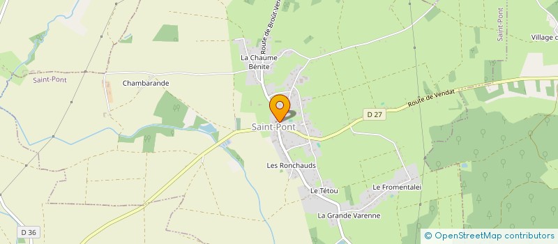 localisation de l'entreprise DMAIR à SAINT-PONT