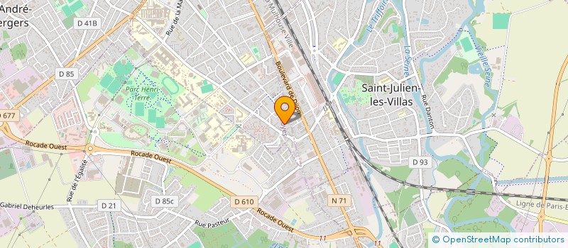 localisation de l'entreprise DMAT PRO  TROYES