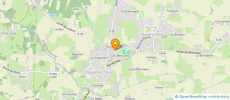 localisation de l'entreprise DMAT01  BAGE-LE-CHATEL