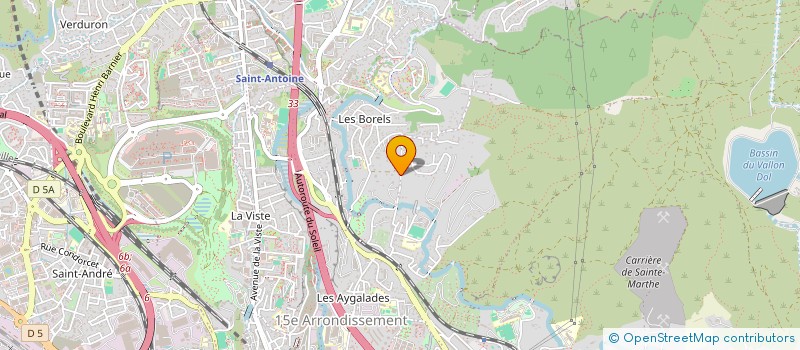localisation de l'entreprise DMAUTOMOBILE  MARSEILLE