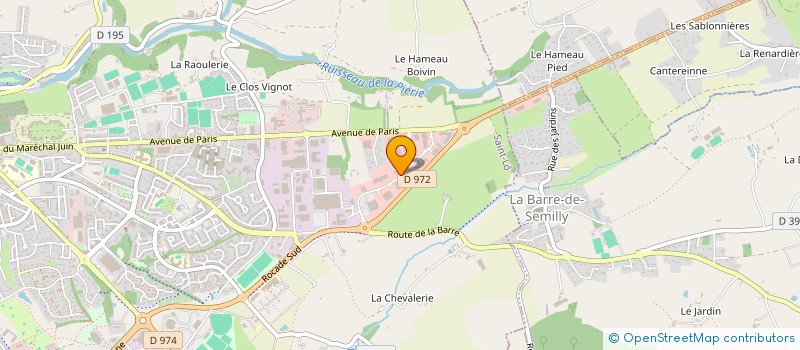 localisation de l'entreprise DMB  SAINT-LO