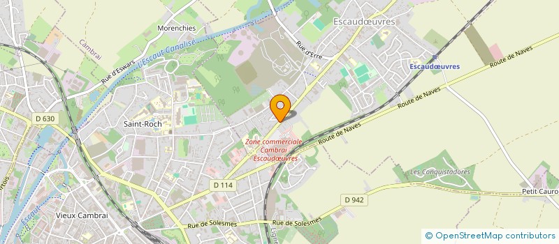 localisation de l'entreprise DMB  ESCAUDUVRES