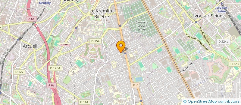 localisation de l'entreprise DMB CONSULTING à VILLEJUIF