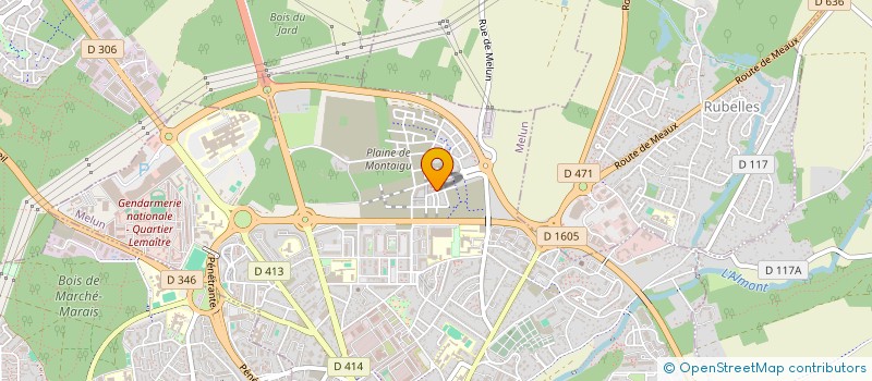 localisation de l'entreprise DMB ENVIRONNEMENT à MELUN