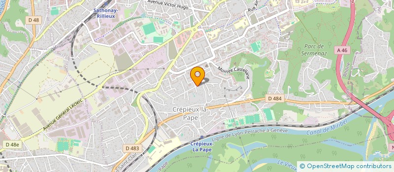 localisation de l'entreprise DMB IMMOBILIER  RILLIEUX-LA-PAPE