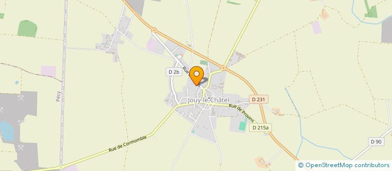 localisation de l'entreprise DMBP à JOUY-LE-CHATEL