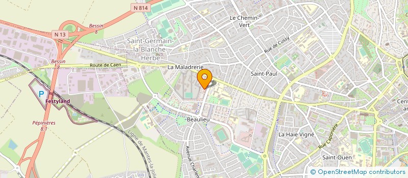 localisation de l'entreprise DMBP EXPLOITATION à CAEN