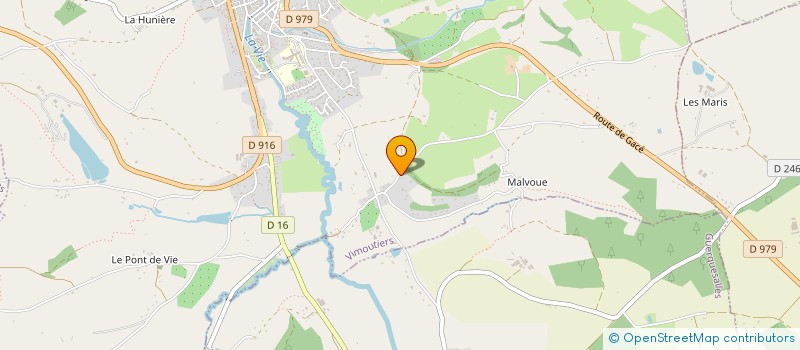 localisation de l'entreprise DMBP INVESTISSEMENTS à VIMOUTIERS