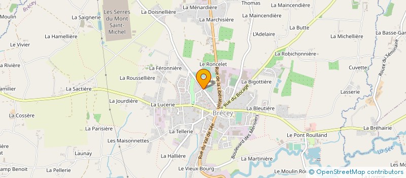 localisation de l'entreprise DMBTEX à BRECEY