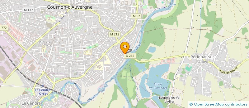 localisation de l'entreprise DMC 2  COURNON-D'AUVERGNE