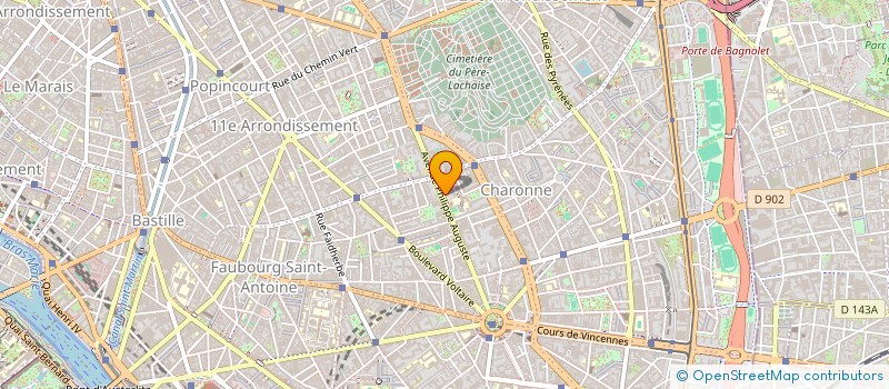 localisation de l'entreprise DMC à PARIS