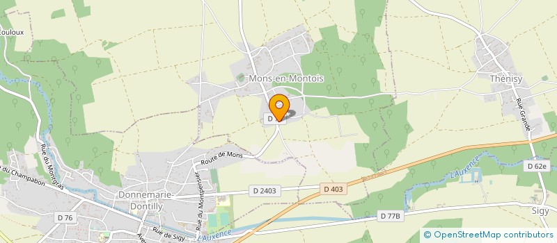 localisation de l'entreprise DMC  VILLUIS