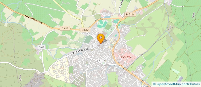 localisation de l'entreprise DMC  THUIR