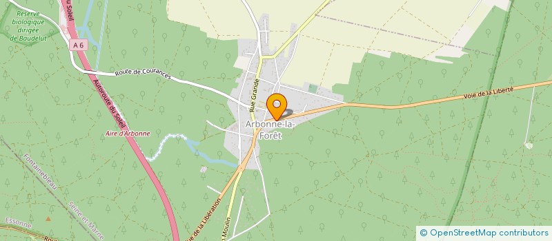 localisation de l'entreprise DMC à ARBONNE-LA-FORET