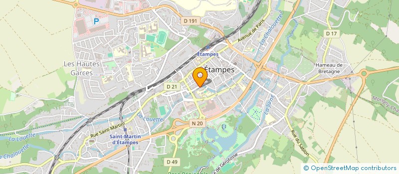 localisation de l'entreprise DMC BAT à ETAMPES
