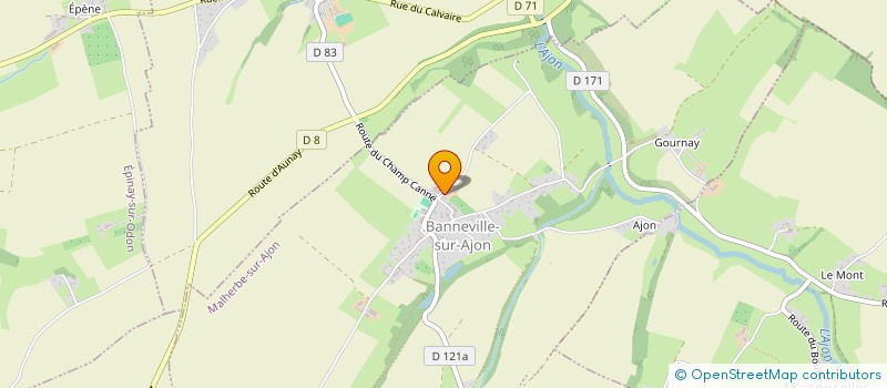 localisation de l'entreprise DMC DES TILLEULS  MALHERBE-SUR-AJON