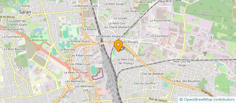 localisation de l'entreprise DMC DOMINGUES à SARAN