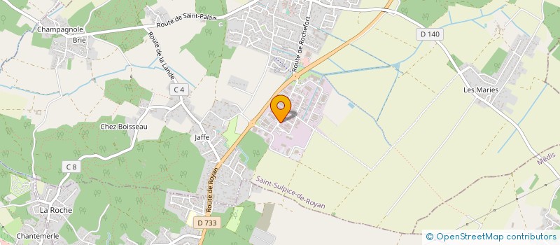 localisation de l'entreprise DMC EIFFEL  SAINT-SULPICE-DE-ROYAN