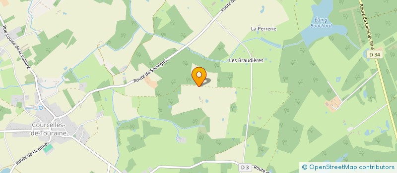 localisation de l'entreprise DMC HOLDING  COURCELLES-DE-TOURAINE